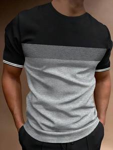 Camisetas para hombre 2025 Nuevo producto Estilo retro Camiseta de manga corta desgastada para hombre Estampado suelto de algodón personalizado - Product Image 2