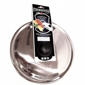 Tapa de Cocina de Acero Inoxidable 430 Cromado Pulido de 14 cm, Tapa Metálica para Ollas - Product Image 2