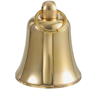 Cloche de porte suspendue en métal en laiton pour décor à la maison extérieur quantité en vrac finition brillante cloche suspendue décoration de jardin de ferme - Product Image 2