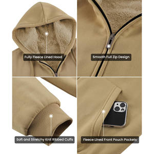 Sudaderas con Capucha de Primera Calidad 100% Algodón Felpa, Diseños Personalizados para Hombre con Bordado y Serigrafía, Sudaderas de Invierno - Product Image 4