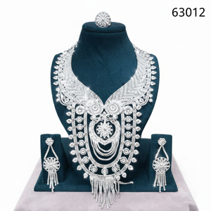 Conjunto de Joyería de Cobre para Boda, Incluye Collar, Aretes, Anillo y Pulsera, Colección de Joyería de Moda - Product Image 5