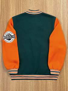 ชิคาโกแจ็คเก็ตเบสบอลขนแกะสีล้วนสไตล์วินเทจ - Product Image 6