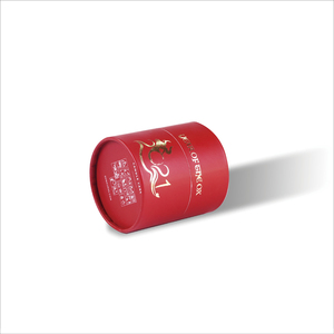 Caja de embalaje cilíndrica de grado alimenticio, tubo de papel cilíndrico personalizado con logotipo rígido, cartón para café, té, envío redondo - Product Image 2