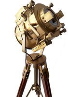 Théâtre antique LED lampadaire rétro projecteur nautique en bois trépied Studio Focus pour bureau décor et accessoires