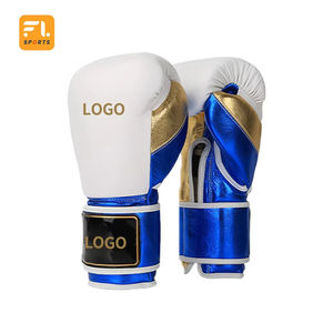 Gants MMA adultes de haute qualité pour l'entraînement au combat thaïlandais Gants de boxe 8oz/10oz/12oz/14oz en cuir et cuir PU - Product Image 3