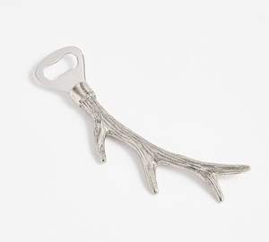 Wholesale Handmade Reindeer Horn Antique Bottle Opener Metal <b>Bar</b> <b>Accessories</b> for Restaurant & <b>Bars</b> wine Aluminium Bottle Opener - Product Image 3