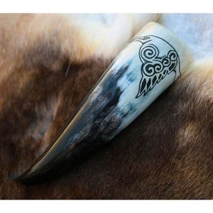 Cuerno de bebida vikingo tradicional de la mejor calidad, cuerno de bebida vikingo hecho a mano con la mejor calidad, hecho por exportación desde - Product Image 5