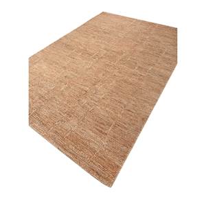 พรมปูพื้นทำมือจากปอกระเจาและป่านลายเรขาคณิตสีแดงและสีส้ม สำหรับใช้ในบ้าน ห้องนั่งเล่น ห้องนอน-PKJT-97 - Product Image 2