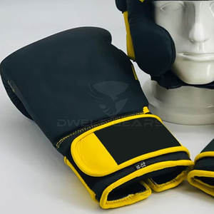Ensemble de combat de boxe gagnant professionnel avec impression de logo personnalisé nouveaux gants en cuir véritable protège-tête et aine - Product Image 3