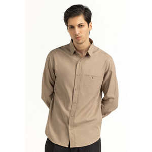 Chemises décontractées pour hommes 100% coton popeline, col montant avec boutons, coupe classique, style business MN-CS-WS25-272 - Product Image 1