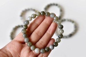 Classic Labradorite Natural Healing 8mm <b>Beaded</b> <b>Bracelet</b> for Meditation Lovers Occasion Anniversary Gift-Unisex - Product Image 5