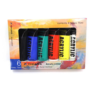 Bview Art - Campione Gratuito: Pittura <span class=keywords><strong>Acrilica</strong></span> Artistica da 75ml <span class=keywords><strong>per</strong></span> Artisti, Adulti, Tela, Ritratti, <span class=keywords><strong>Legno</strong></span> - Product Image 1