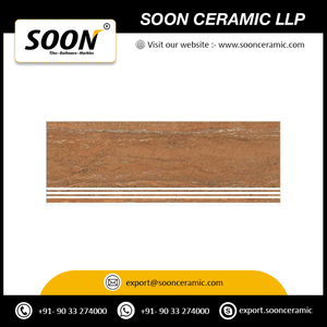 Premium Soon Ceramic Porcelain <b>Step</b> Riser Tiles 9mm Thick 300x1200mm Glossy Surface Water-Resistant Non-Slip for - Product Image 4