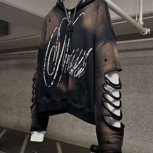 Bling Pullover Custom Logo Streetwear Designer Rhinestone Hoodie Hip Hop Bling Crystal Hoodie para hombres y mujeres Crystal Hoodie - Product Image 4