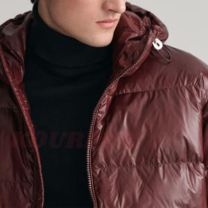 Vestes courtes personnalisées en duvet Manteau d'hiver Manteaux en duvet de canard pour hommes de grande taille Streetwear Veste d'hiver surdimensionnée en duvet - Product Image 5