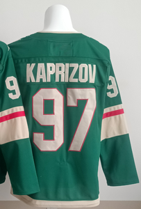 Venta al por Mayor de Ropa Masculina de Minnesota # 97 Kirill Kaprizov # 7 Brock Faber # Camisetas de hockey sobre hielo del 25.º aniversario de Marc-Andre Fleury, número 29, blancas - Product Image 5