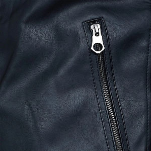 Chaqueta de Cuero Genuino de Alta Calidad con Bordado Personalizado para Hombre, Secado Rápido, Transpirable, Chaqueta de Cuero Elegante para Exteriores - Product Image 4