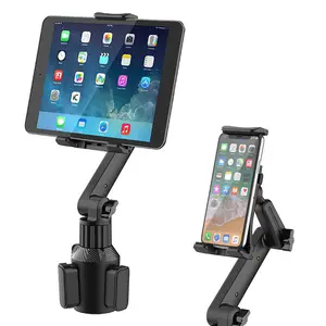 Cup Holder Tablet Mount For Car With Heavy Duty Cupholder Base Adjustable Tablet Car Mount Holder Tablet Car Cradle Holder
