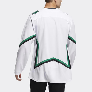 Camiseta de hockey sobre hielo para hombre de alta calidad, tela suave de poliéster 100%, diseños personalizados, técnica de diamantes de imitación, ropa deportiva con estampado de sublimación - Product Image 2