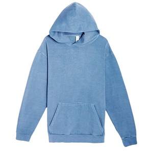 Sudadera con capucha clásica azul para mujer, Sudadera con capucha con logotipo de gran tamaño, mezcla de algodón orgánico, ropa de calle, sudadera con capucha con estampado de peso pesado de gran tamaño - Product Image 1