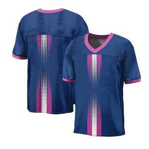 Uniforme de fútbol americano con diseño personalizado al por mayor, 100% poliéster, ropa deportiva para hombre, camiseta de fútbol americano de tamaño personalizado - Product Image 1