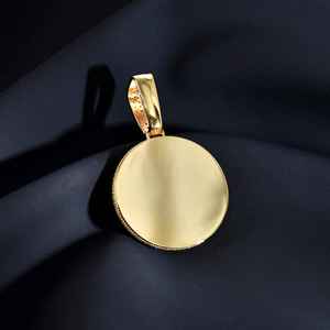 Pendentif Lettre Bulle Hip Hop en Moissanite Brillante Plaqué Rhodium pour Homme, Bijoux Fins, Breloques - Product Image 4