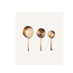 Cuillère à mesurer en laiton Cuillère à mesurer Utilisation quotidienne Cuillères de designer Taille personnalisée Cuillères à mesurer en laiton - Product Image 2
