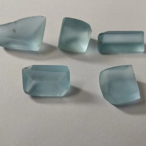 พลอยสีฟ้าจากธรรมชาติแบบหลวม100% วัตถุดิบคุณภาพสูงหลวมอัญมณีแท้ - Product Image 1