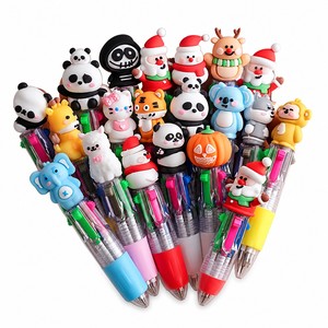 <span class=keywords><strong>Stylo</strong></span> bille multicolore <span class=keywords><strong>4</strong></span> en 1 mignon et compact, certifié MSDS et EN71, portable, idéal pour les voyages, l'école, les cadeaux promotionnels pour enfants - Product Image 3