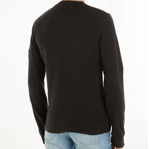 Venta al por mayor de camisetas de manga larga de los hombres de alta calidad por encargo transpirable ecológico de secado rápido de algodón/fibra de bambú superventas - Product Image 3