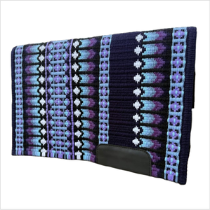 Tapis d'équitation de style occidental de conception la plus raffinée Couverture de selle Western Show en laine de Nouvelle-Zélande de qualité incroyable - Product Image 1