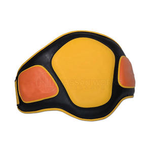 Protector Abdominal de Cuero PU de Alta Comodidad con Logotipo Personalizado, Suministro de Fábrica para Entrenamiento de Boxeo, MMA y Karate - Product Image 1