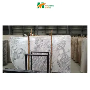 Antique Style Italian Calacatta Marble Quarry Factory Marble Prices White Marble Bathroom Worktop