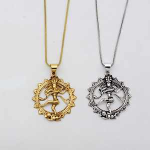 Pendentif Shiva Nataraja dansant, bijoux hindous faits à la main, pendentif Om Namah Shivaya - Product Image 2