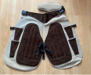 Tablier de fermeur professionnel en cuir pleine fleur pour le soin des chevaux, économique - Product Image 1