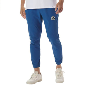 Pantalon de survêtement en toile pour homme de haute qualité avec cordon de serrage, respirant, style décontracté, en polaire polyester/coton, grandes tailles, coupe droite - Product Image 1