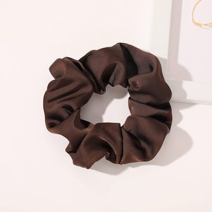 Soft Custom Logo Elasticated 100% <b>Silk</b> <b>Hair</b> Ties <b>Hair</b> Accessories for Women OEM <b>Scrunchy</b> <b>Hair</b> Tie Made in Vietnam - Product Image 3
