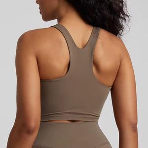 Sujetador deportivo para mujer más vendido, ropa de entrenamiento de Fitness de un hombro a la moda, característica transpirable - Product Image 6