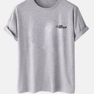 Camiseta de Hombre de Diseño Único, Ajuste Holgado, Estampada, Personalizable, Transpirable, Precio al por Mayor, Nueva Llegada, 100% Algodón, Secado Rápido - Product Image 1