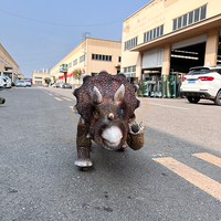 Animatronischer Elektrischer Simulierter Roboter-Baby-Dinosaurier-Hund für Freizeitparks