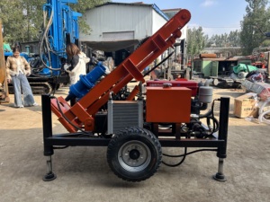 حفارة آبار مياه دوارة تعمل بالديزل من هونغرون، عمق 160 متر، قطر 325 ملم، محمولة للاستخدام الزراعي - Product Image 1