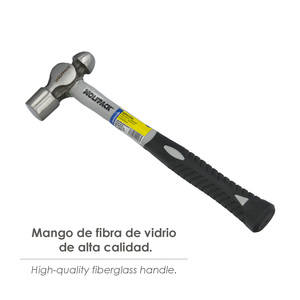 Marteau à tête sphérique 500 grammes avec manche en fibre de verre - Product Image 3