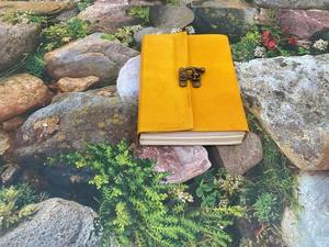 ชุดสมุดบันทึกหนังวินเทจ5เล่มสำหรับเขาสมุดบันทึก Grimoire ที่ดีที่สุดถูกผูกไว้กับเกลียวห้าสี-หนังสือบันทึกธรรมดา - Product Image 6