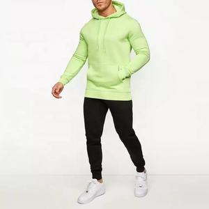 Sweat à capuche en coton pour hommes, Logo personnalisé, français, éponge, poche avant, bon toucher, sweat-shirt de gymnastique - Product Image 5
