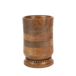 Soporte para cubiertos de madera antiguo personalizado al por mayor organizador de Caddy de cocina con forma de cuchara reposapiés de metal a bajo precio - Product Image 3