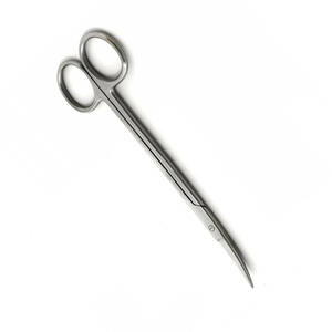 Tijeras quirúrgicas de acero inoxidable de 4,5 pulgadas de alto grado, tijera de corte de sutura de borde afilado curvo DIY con características industriales OEM - Product Image 4