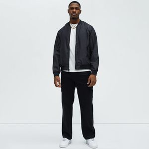 Chaqueta Bomber Eddie Extra Grande de Invierno, Venta al por Mayor, Estilo con Cremallera Negra para Hombre, Súper Calidad, Logotipo Frontal, Diseño Único - Product Image 1