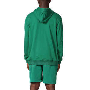 Venta al por mayor personalizado pulóver sudaderas con capucha pantalones cortos y Sudadera con capucha Jogger Set Unisex alta calidad francés Terry 100% algodón hombres Sudadera con capucha conjunto corto - Product Image 2