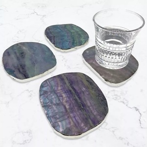Wholesale New Arrival Custom Round Stone Coasters High Quality Home Decor and Party <b>Table</b> <b>Mat</b>/Pad for Weddings and Hotels - Product Image 6