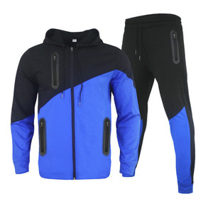 Conjunto Deportivo Personalizado para Hombre, 100% Algodón, con Cremallera, Pantalones Deportivos y Sudadera con Capucha, Conjunto de Dos Piezas - Product Image 5